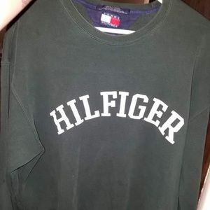Green vintage Tommy Hilfiger sweater